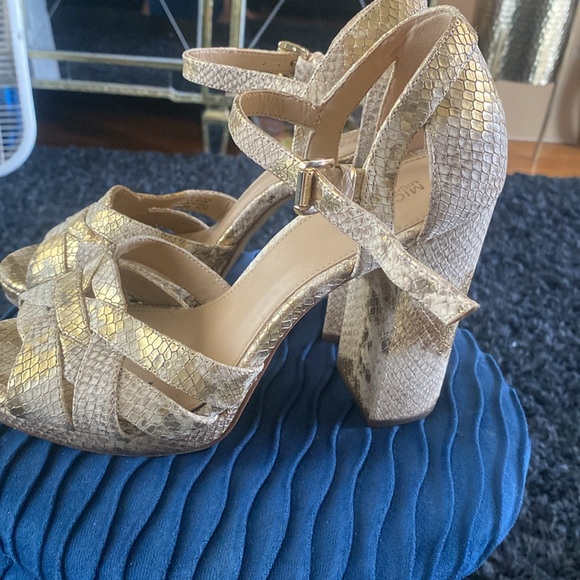 Michael Michael Kors Annalise gold snake embossed - Picture 9 of 13